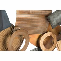 Wanddecoratie DKD Home Decor Abstract Grijs Metaal Koper Modern Cirkels (109 x 7 x 53 cm) 3