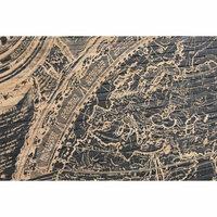 Wanddecoratie Home ESPRIT Zwart Natuurlijk Wereldkaart 149 x 2 x 105 cm 3