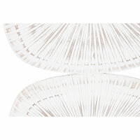 Wanddecoratie Home ESPRIT Wit Modern Verouderde afwerking 89 x 2,5 x 89 cm 3