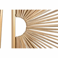 Wanddecoratie Home ESPRIT Gouden Natuurlijk 50 x 2 x 100 cm (2 Onderdelen) 3