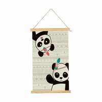 Wanddecoratie Pandabeer 1 x 54 x 33 cm (24 Stuks) 2