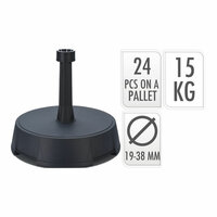 Parasolvoet 15 kg Antraciet 2