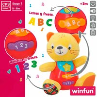 Knuffel met Geluid Winfun Kat 16 x 17,5 x 10,5 cm (6 Stuks) 5