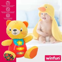 Knuffel met Geluid Winfun Kat 16 x 17,5 x 10,5 cm (6 Stuks) 6