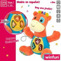 Knuffel met Geluid Winfun Giraf 18 x 19 x 8,5 cm (6 Stuks) 3