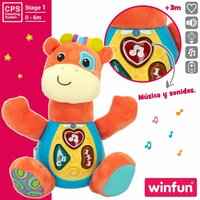 Knuffel met Geluid Winfun Giraf 18 x 19 x 8,5 cm (6 Stuks) 4