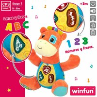 Knuffel met Geluid Winfun Giraf 18 x 19 x 8,5 cm (6 Stuks) 5