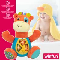 Knuffel met Geluid Winfun Giraf 18 x 19 x 8,5 cm (6 Stuks) 6