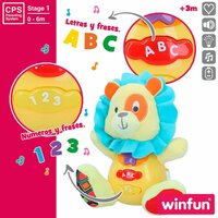 Knuffel met Geluid Winfun Leeuw 15 x 15 x 9 cm (6 Stuks) 5
