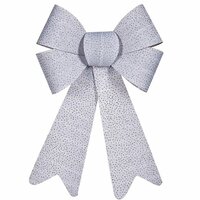 Lasso Kerstversiering Punten Zilverkleurig PVC 16 x 24 x 4 cm (12 Stuks) 2