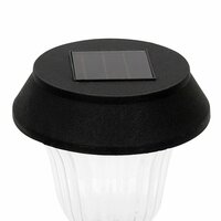 Set tuinverlichting op zonne-energie Aktive 6 Onderdelen Roestvrij staal Plastic 10 x 38 x 10 cm (4 Stuks) 6