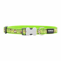 Hondenhalsband Red Dingo STYLE MONKEY LIME GREEN 15 mm x 24-36 cm 2
