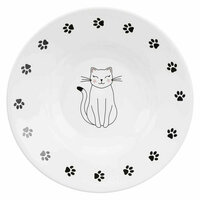 Voerbak voor katten Trixie Wit 15 cm 4
