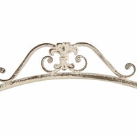 Flessenrek DKD Home Decor Metaal Wit (105 x 9,5 x 114 cm) 2