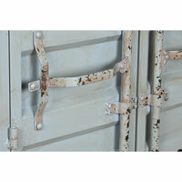 Flessenrek Home ESPRIT Turkoois Metaal Hout MDF 76,5 x 39,5 x 157,5 cm 3