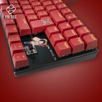 Toetsenbord en muis FR-TEC OP4001 QWERTY Bordeaux 2