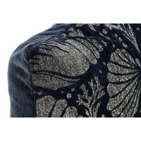 Kussen Home ESPRIT Zilverkleurig Marineblauw Mediterrane 45 x 15 x 45 cm 4