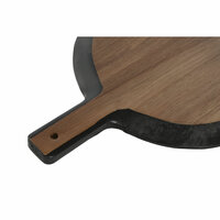 Snijplank Home ESPRIT Zwart Natuurlijk Raad van bestuur 38 x 28 x 1,8 cm 2