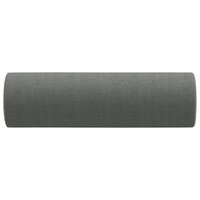 Sierkussens 2 st 15x50 cm stof donkergrijs 4