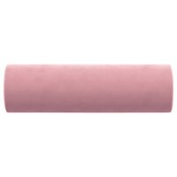 Sierkussens 2 st 15x50 cm fluweel roze 4
