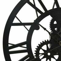 Wandklok 30 cm acryl zwart 4