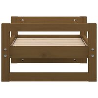 Hondenmand 55,5x45,5x28 cm massief grenenhout honingbruin 6