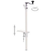 Blikopener 70 cm aluminium en roestvrij staal zilverkleurig 3