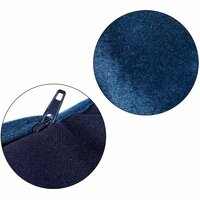 Kussen Fluweel Blauw Polyester (45 x 13 x 45 cm) 3