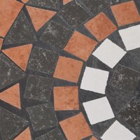 Parasolvoet rond 12 kg terracotta wit 6