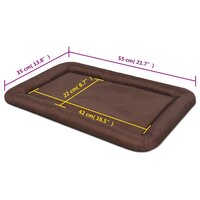 Hondenmatras maat M bruin 5
