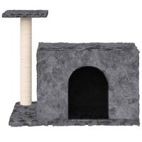 Kattenmeubel met sisal krabpale 51 cm donkergrijs 3