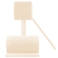 Kattenmeubel met sisal krabpaal 59 cm cr&egrave;mekleurig 4