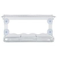 Vogelvoederbakken voor raam 2 st 30x12x15 cm acryl 4