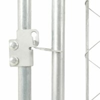 Hondenkennel voor buiten met dak 200x200x135 cm 4