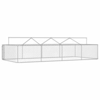 Hondenkennel voor buiten met dak 600x300x150 cm 4