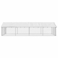 Hondenkennel voor buiten met dak 600x300x150 cm 6