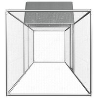 Kippenren 5x1x1,5 m gegalvaniseerd staal 3