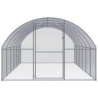 Kippenren 3x6x2 m gegalvaniseerd staal 2