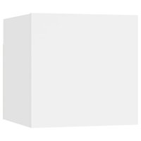 Nachtkastje 30,5x30x30 cm spaanplaat wit 2