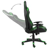 Gamestoel draaibaar PVC groen 5