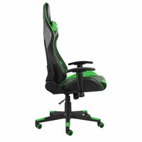 Gamestoel draaibaar PVC groen 3