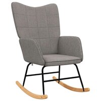 Schommelstoel stof taupe 2