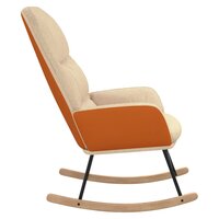 Schommelstoel stof cr&egrave;mewit 4