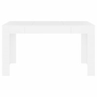 Eettafel 140x74,5x76 cm bewerkt hout wit 3