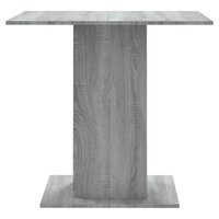 Eettafel 80x80x75 cm bewerkt hout grijs sonoma eikenkleurig 5