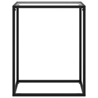 Wandtafel 60x35x75 cm gehard glas transparant 2