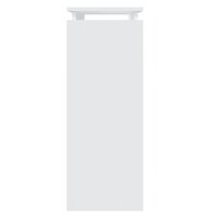 Wandtafel 80x30x80 cm bewerkt hout wit 5