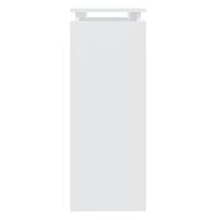 Wandtafel 102x30x80 cm bewerkt hout wit 5