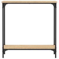 Wandtafel 75x22,5x75 cm bewerkt hout sonoma eikenkleurig 4