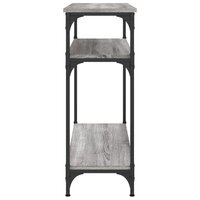 Wandtafel 75x29x75 cm bewerkt hout grijs sonoma eikenkleurig 5